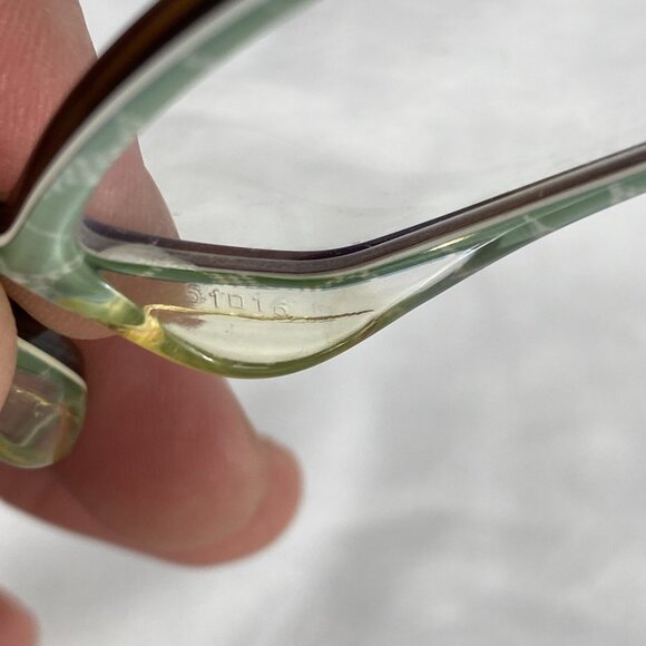 Kate Spade Florence 0JDJ Brown Green Eyeglasses Frames 51-16-130-27mm Italy - Picture 8 of 11